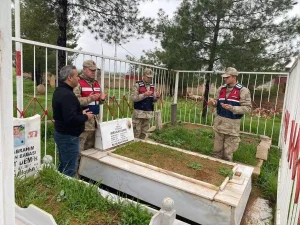Şanlıurfa’da Şehit Kabirlerine Bayram Bakımı