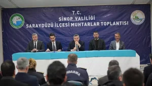 Saraydüzü’nde Muhtarlar Toplantısı Yapıldı