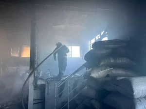 Serinhisar’da Yangın Söndürüldü