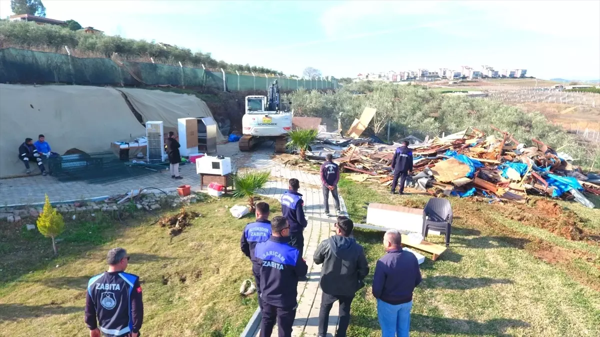 Seyhan Baraj Gölü’ndeki Kaçak Yapılar Yıkılıyor
