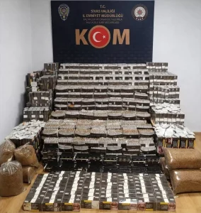 Sivas’ta Kaçakçılık Operasyonu