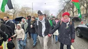 Stockholm’de Filistin İçin Protesto