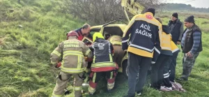 Susurluk’ta trafik kazası: 1 yaralı