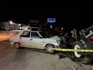 Taraklı’da feci kaza: Sürücü hayatını kaybetti