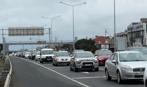Tekirdağ-İstanbul Yolunda Yoğunluk ve Kısıtlama