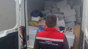 Tekirdağ’da 2 ton baklavaya hazır antepfıstığı imha edildi