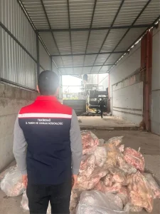 Tekirdağ’da 2800 kg Sağlıksız Hayvansal Ürün İmha Edildi