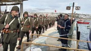 Tekirdağ’da 57’nci Alay, 111 yıl sonra Çanakkale’ye uğurlandı