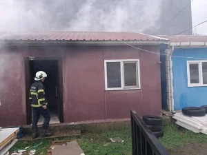 Tekkeköy’de Konteyner Yangını