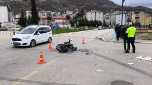 Tokat’ta Motosiklet Kazası: 2 Yaralı