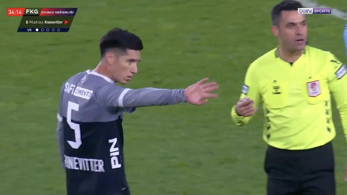 Trabzonspor-Karagümrük maçında şaşkına çeviren an: Oyundan çıkmayı reddetti!