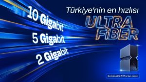 Turkcell Superonline’dan Türkiye’de bir ilk! 10 Gigabit’e varan hızlarla evlere UltraFiber