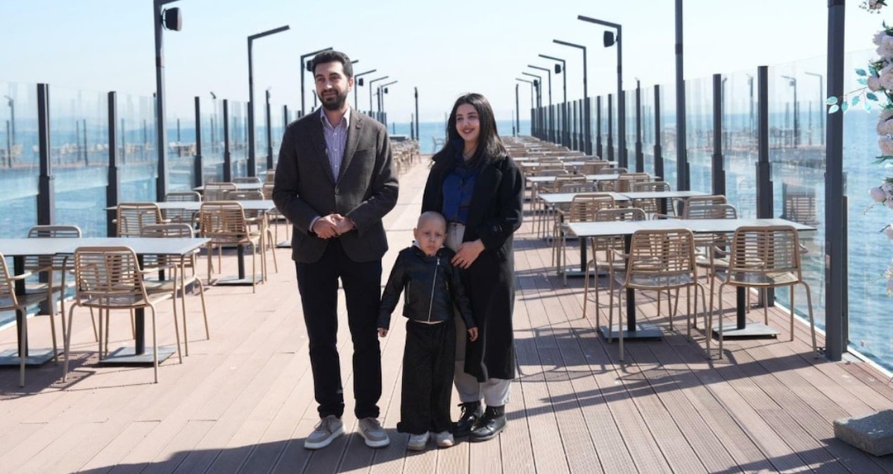 Tuzla Belediyesi’nden kanseri yenen Almira için balonlu kutlama