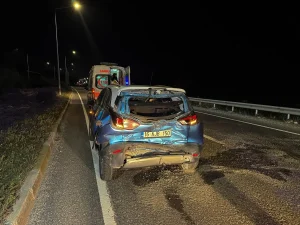 Uşak’ta Tır Kazasında 4 Yaralı