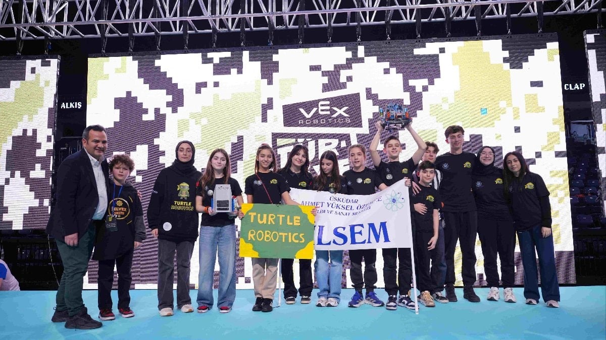 Üsküdar BİLSEM öğrencileri Dünya Robot Şampiyonası yolunda