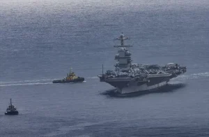 USS Gerald R. Ford Girit’te Onarımda