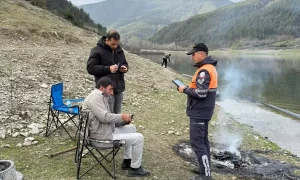 Vezirköprü’de Baraj Gölü Denetimi