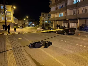 Vezirköprü’de Motosiklet Kazası