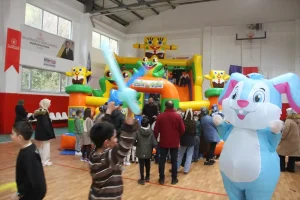 Yağlıdere’de Çocuklar Bayram Şenliğiyle Eğlendi