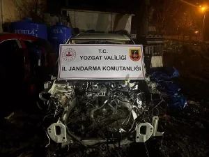 Yozgat’ta Çalıntı Araç Operasyonu