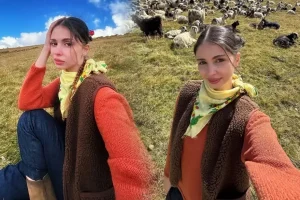 Zeynep Atılgan’ın derin yırtmaçlı pozundaki ayrıntı olay oldu