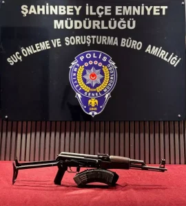 Gaziantep’te Ruhsatsız Tüfek Ele Geçirildi