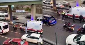 Hasta taşımadığı halde öncelikli yoldan giden ambulansa ceza kesildi