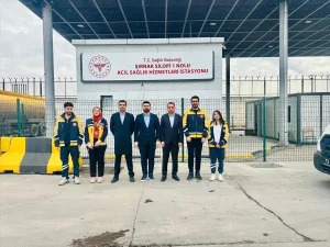 Silopi Kaymakamı Acil Sağlık İstasyonunu Ziyaret Etti